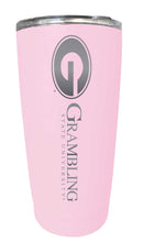 Load image into Gallery viewer, Grambling State Tigers Etched 16 oz Stainless Steel Tumbler (Gray)