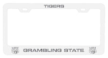 Load image into Gallery viewer, Grambling State Tigers Etched Metal License Plate Frame - Choose Your Color