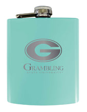 Load image into Gallery viewer, Grambling State Tigers Stainless Steel Etched Flask - Choose Your Color
