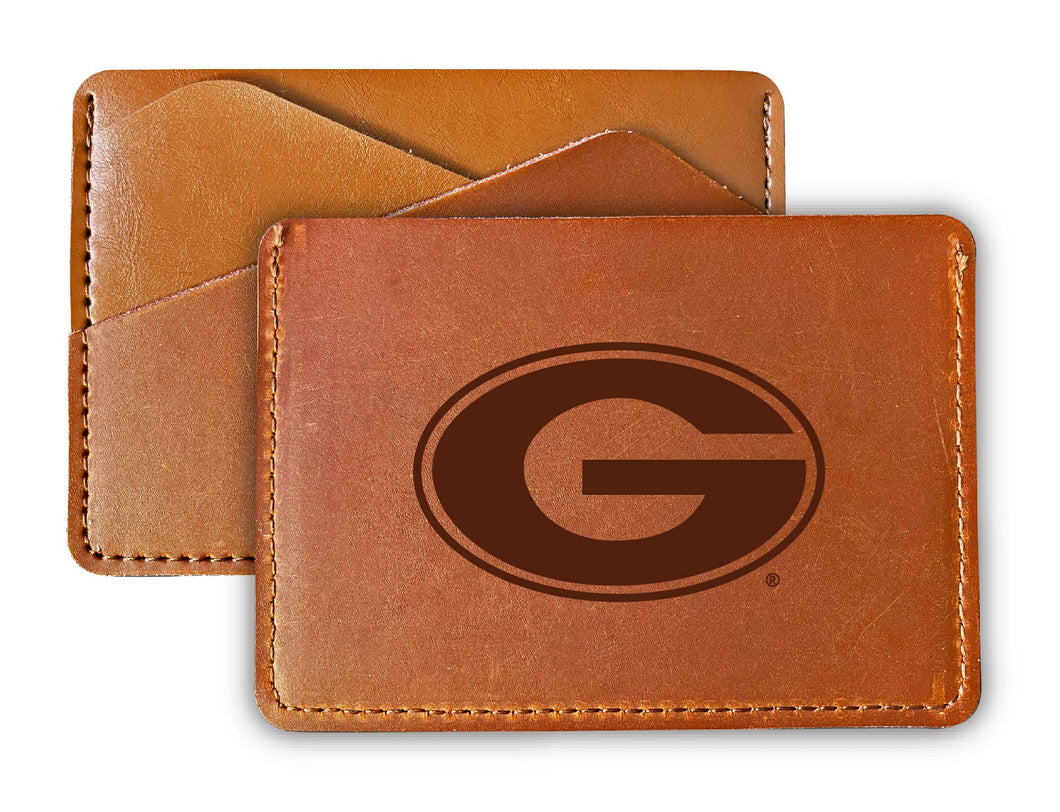 Grambling State Tigers College Leather Card Holder Wallet