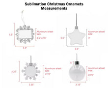 Load image into Gallery viewer, Christmas Ornaments Blanks
