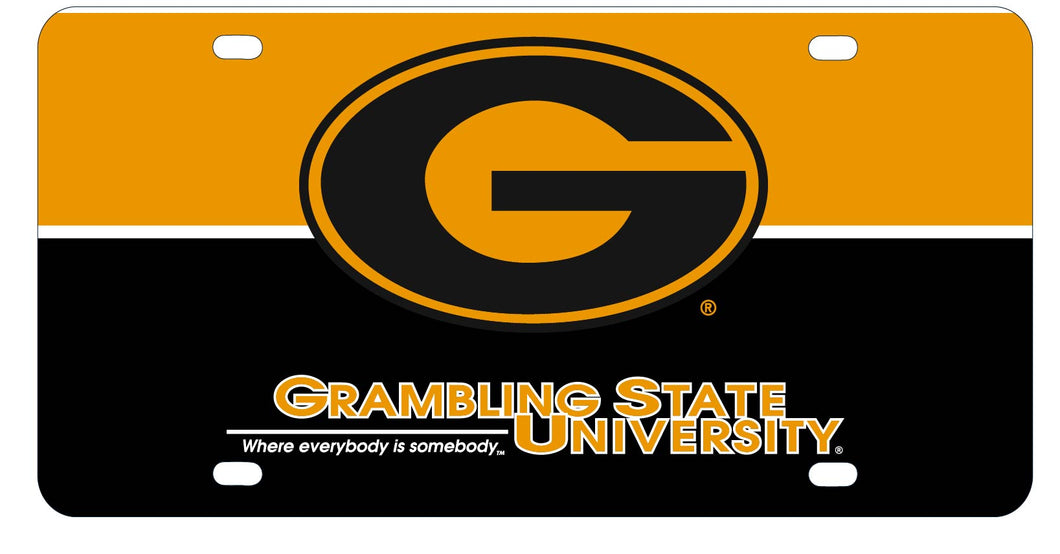 Grambling University Metal License Plate Car Tag