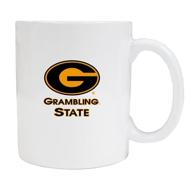 Grambling University Tigers White Ceramic Mug 2-Pack (White).