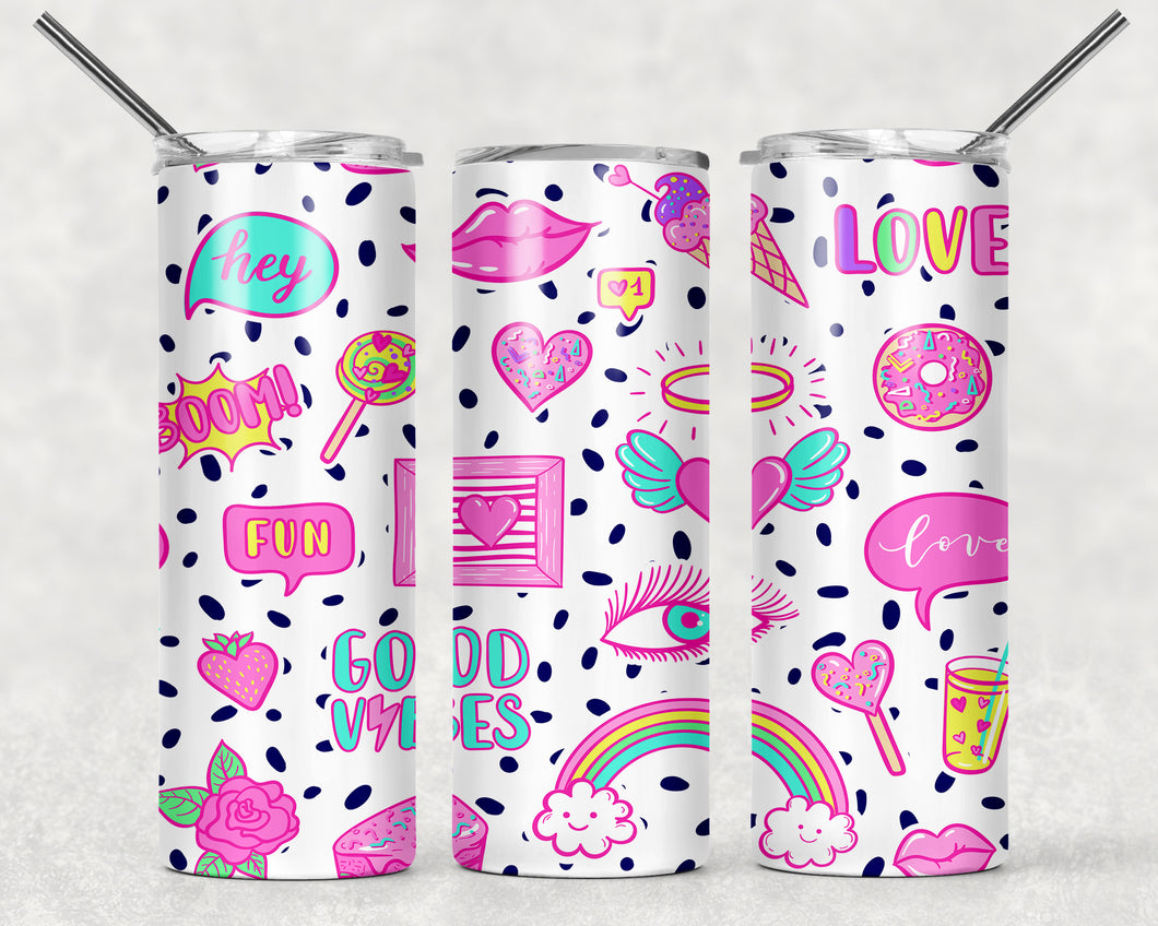 Valentine Themed Tumblers